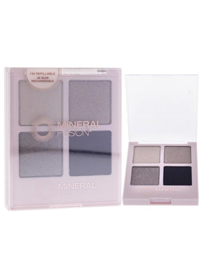Mineral Fusion Eye Shadow Palette - Rock Show for Women - 0.25 oz Eye Shadow (Refillable)  - Image 3