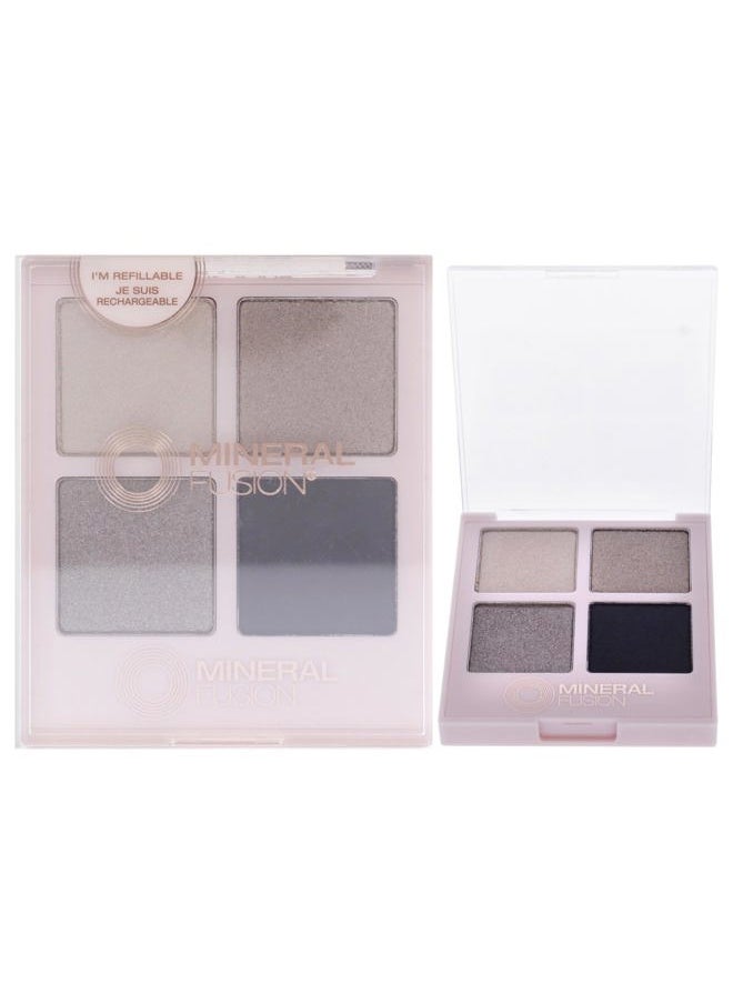 Mineral Fusion Eye Shadow Palette - Rock Show for Women - 0.25 oz Eye Shadow (Refillable)  - Image 1