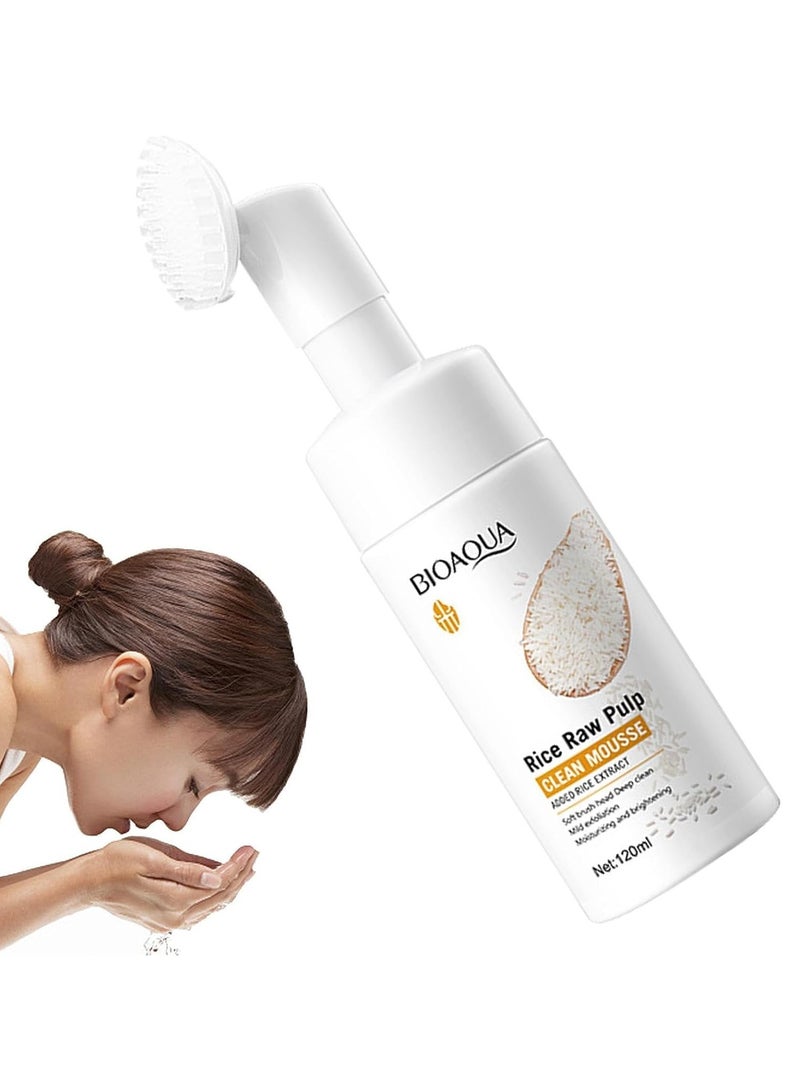 BIOAQUA منظف وجه بيوأكوا رغوي مرطب مقشر موضح وقت الاستخدام نهار/ليل نوع البشرة عادية - Image 4