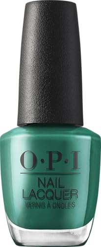 OPI Nail Lacquer Rated Pea-G | Opaque Dark Green CrÃ¨me Chip Resistant Nail Polish | Hollywood Collection - Image 1