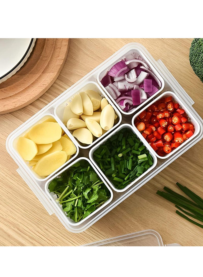 بيوينتي حاوية حفظ الطازج في الثلاجة 6 شبكات - Image 1