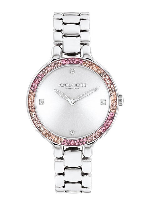 Women's Analog Round Shape Stainless Steel Wrist Watch 14504165 - 32 Mm