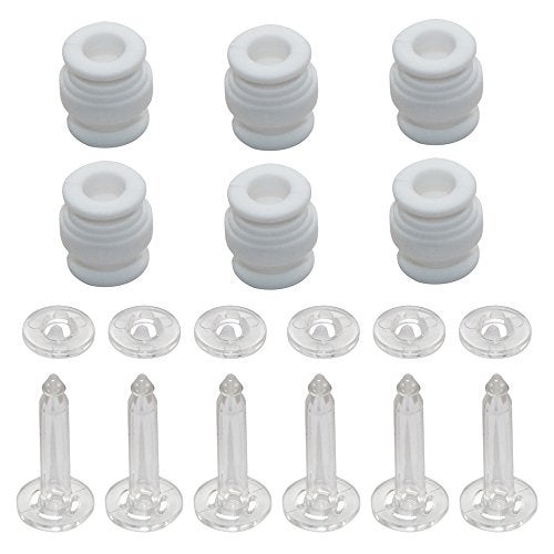 SAMLOO Damping Rubber Balls and AntiDrop Securing Pins Kit for DJI Phantom 3 Phantom 2 Professional Advanced Gimbal Mount - Image 1