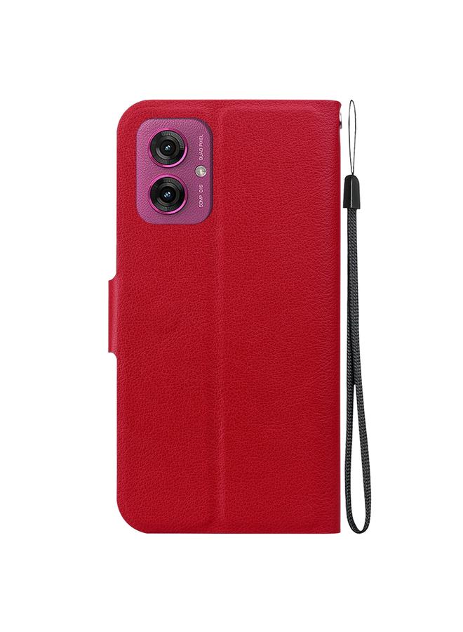 اس-توب جراب لهاتف موتورولا موتو جي 55، جراب هاتف جلدي فائق النحافة مزود بإبزيم مغناطيسي - Image 3