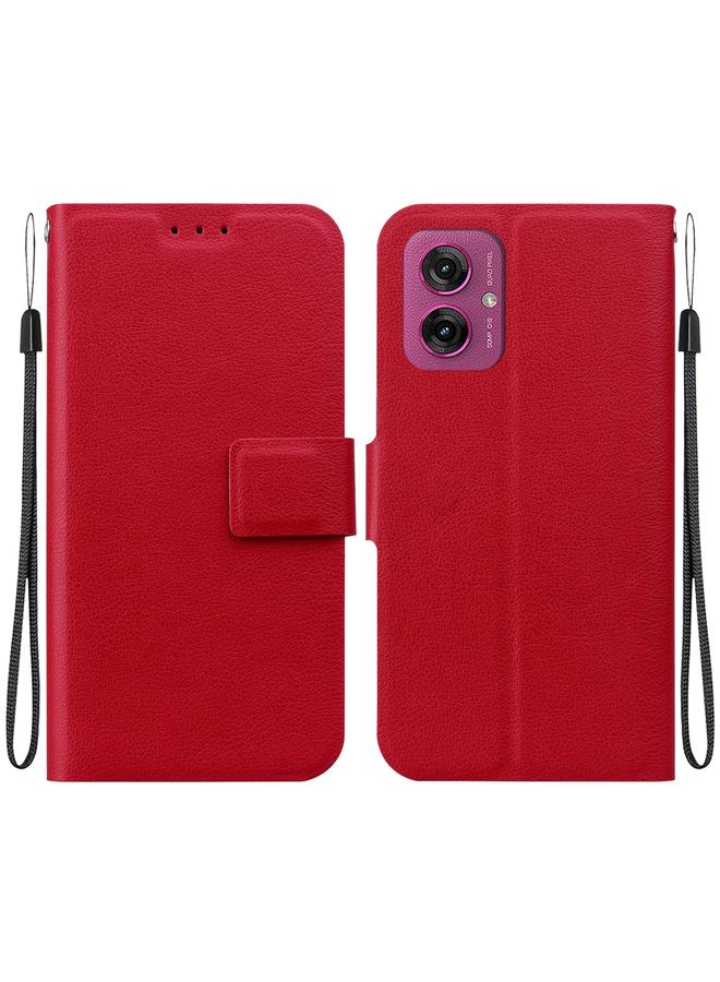 اس-توب جراب لهاتف موتورولا موتو جي 55، جراب هاتف جلدي فائق النحافة مزود بإبزيم مغناطيسي - Image 1