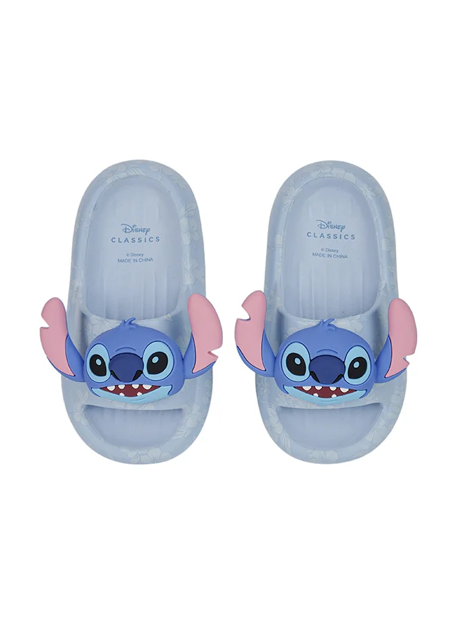 Urbanhaul  UrbanHaul Girls Disney Stich Print Slip on Sliders For Kids Suitable for Daily Use :- Blue for Women | Best Price UAE