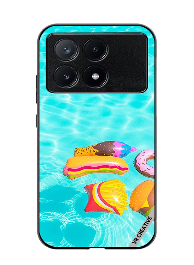 VR CREATIVE Protective Case Cover For Xiaomi Poco X6 Pro Food Chill Design Multicolour - Image 1