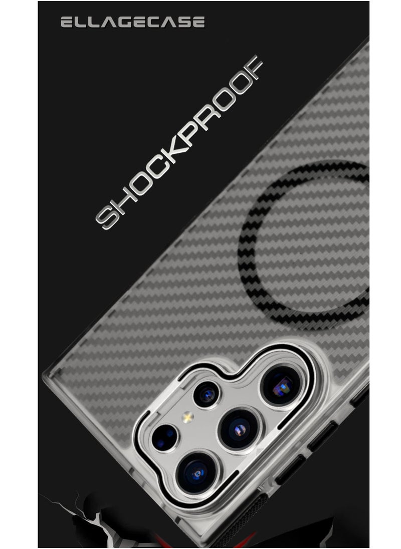 Case with stand for Samsung Galaxy S22 Plus, Solid Camera Protection, Shockproof, Compatible with Magsafe and Wireless Charging