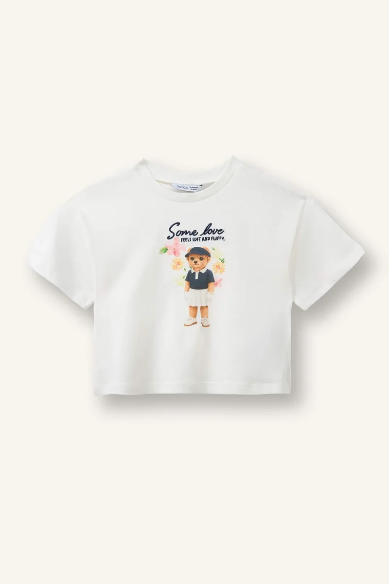 ديفاكتو Baby Girl Regular Fit Short Sleeve T-Shirt