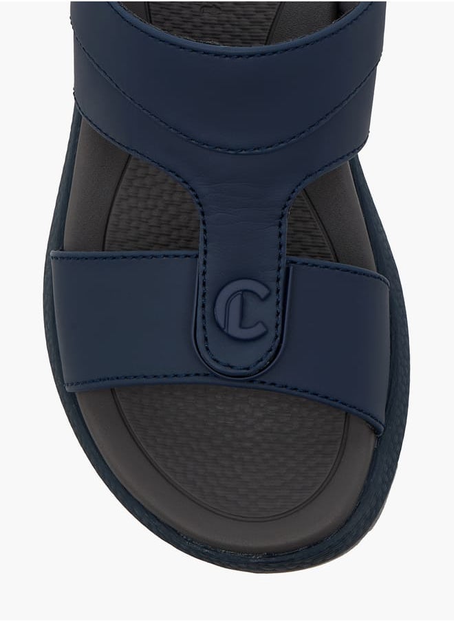 Le Confort Boys Solid Arabic Sandals with Logo Accent  - Image 3