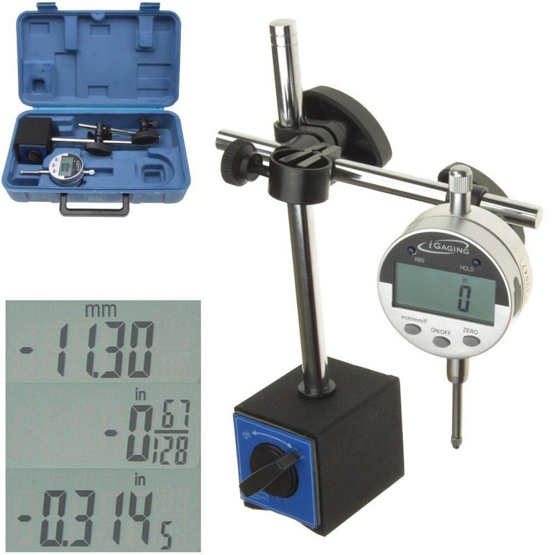 iGaging Digital Indicator Set with Magnetic Base - Image 1