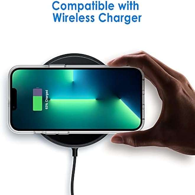 JETech Case for iPhone 13 Pro Max 67Inch NonYellowing Shockproof Phone Bumper Cover AntiScratch Clear Back Clear - Image 3