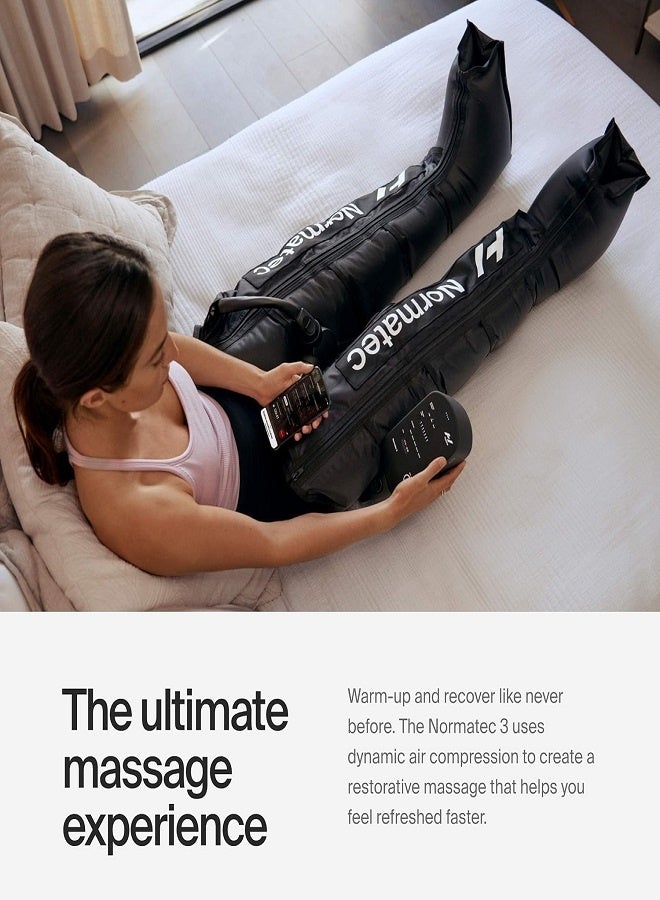 HYPERICE Normatec 3 - Recovery System with Patented Dynamic Compression Massage Technology (Normatec 3 Standard Size Legs) FSA-HSA Approved  - Image 5