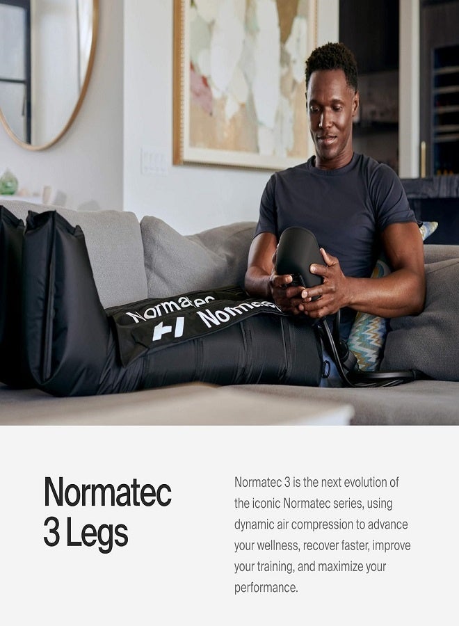 HYPERICE Normatec 3 - Recovery System with Patented Dynamic Compression Massage Technology (Normatec 3 Standard Size Legs) FSA-HSA Approved  - Image 4