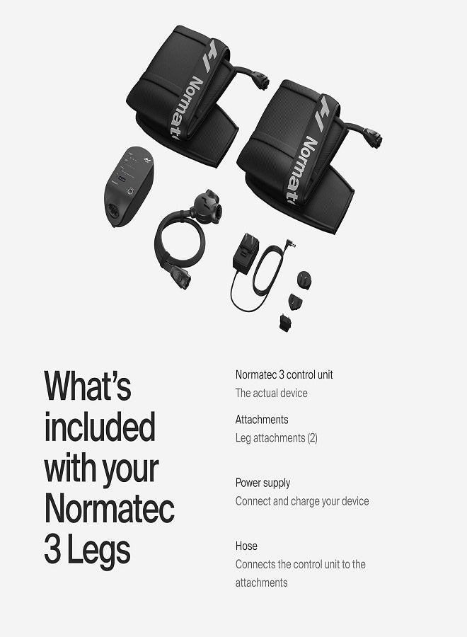 HYPERICE Normatec 3 - Recovery System with Patented Dynamic Compression Massage Technology (Normatec 3 Standard Size Legs) FSA-HSA Approved  - Image 2
