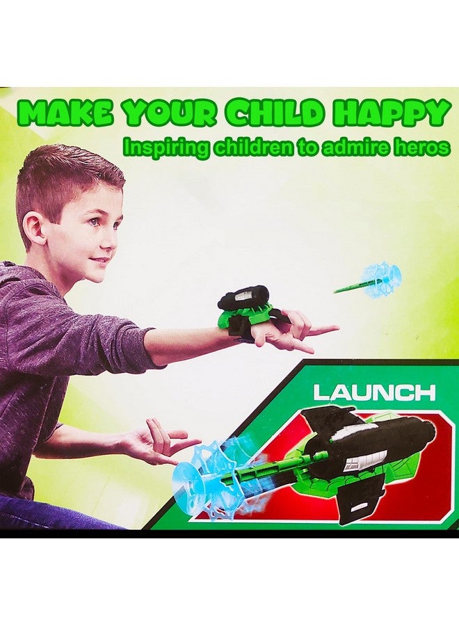 VGRASSP Dart Shooter Glove Toy Set for Kids - Pretend Play Superhero Style Launcher with 3 Suction Darts - Hero Equipment Toy with 1 Glove and Wrist Strap - Color As Per Stock - Image 2