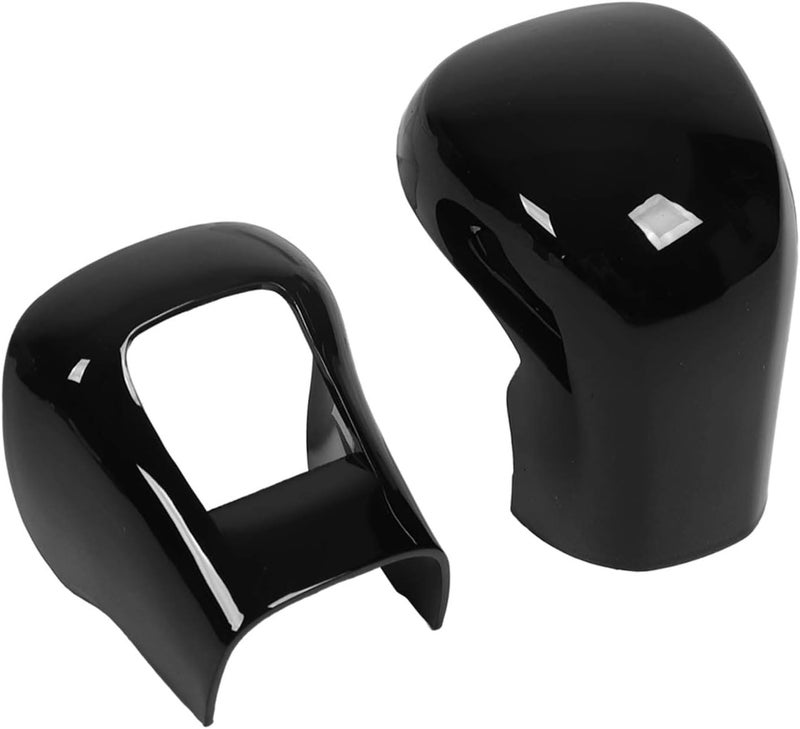 Acouto Glosy Black Shifter Lever Knob Cover, Gear Shifting Lever Knob Sticker, Shifter Head Decal Sticker for Cross 2020 to 2022 with Fits - Image 1