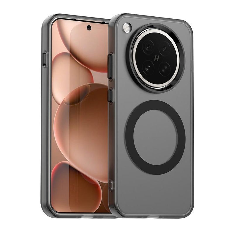 إيروريكس جراب هاتف OPPO Find X8s Candy Magsafe PC Hybrid TPU (أسود) - Image 1