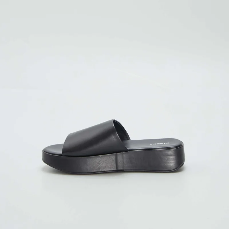 Kiabi Wedge Platform Sandals Black