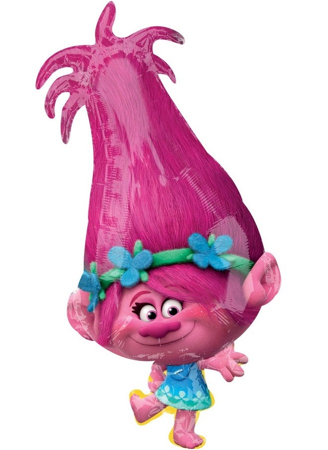 Mayflower Products - Trolls Poppy 3Rd Birthday Party Supplies And Balloon Bouquet Decorations - Image 1