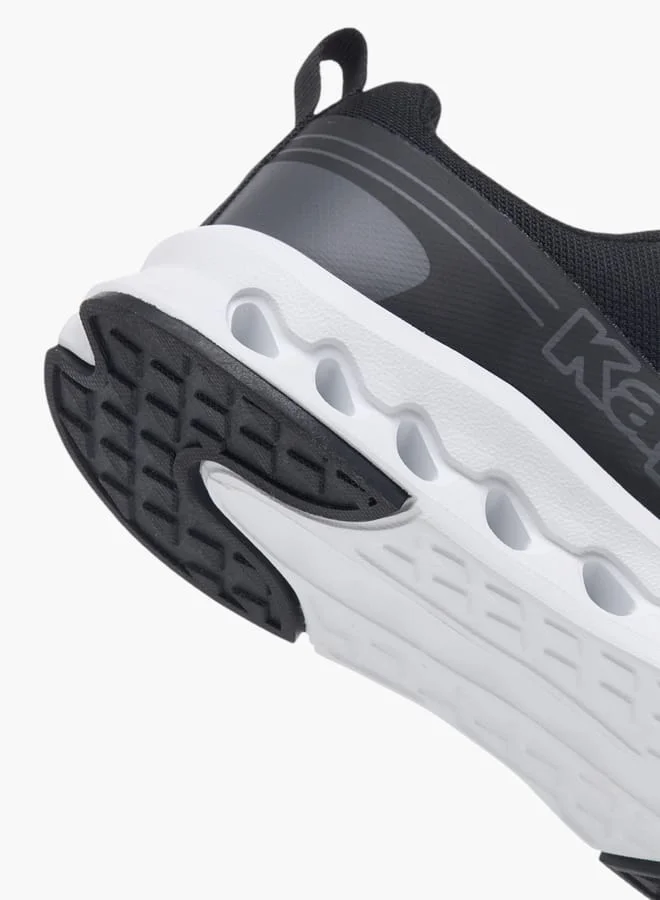 Kappa Boys Logo Print Walking Shoes With Hook And Loop Closure