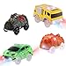 Save Unicorn Tracks Cars Only Replacement Track Cars for Tracks Glow in The Dark Racing Car Tracks Accessories with Flashing LED Lights Compatible with Magic Tracks for Kids Boys and Girls4pack - Image 2