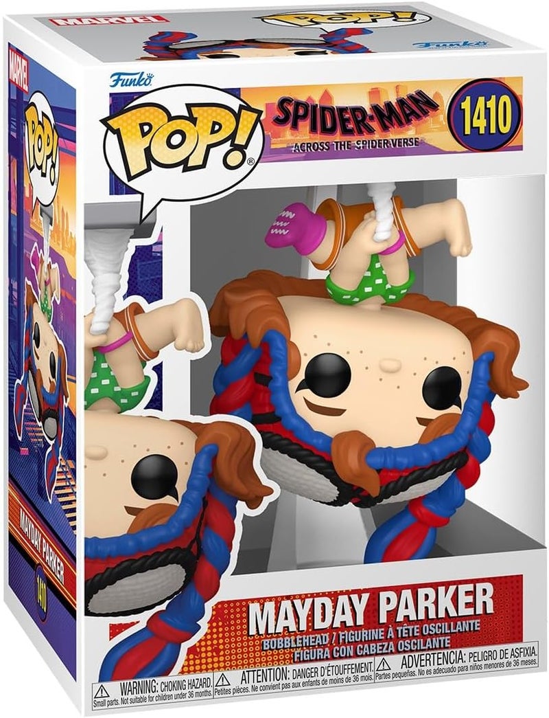 Funko POP Marvel SpiderMan Across The SpiderVerse  MayDay Parker  Collectable Vinyl Figure  Gift Idea  Official Merchandise  for Kids  Adults  Movies Fans  Model Figure for Collectors - Image 1