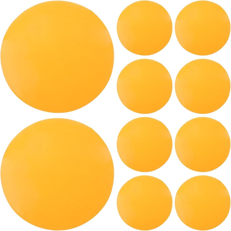 Generic 20pcs Light Color Filters: Removable Adhesive Film for Panels - 50mm Warm LED Converter Stickers for Ambient Mood Lighting - DIY Orange Color Diffuser - Image 1