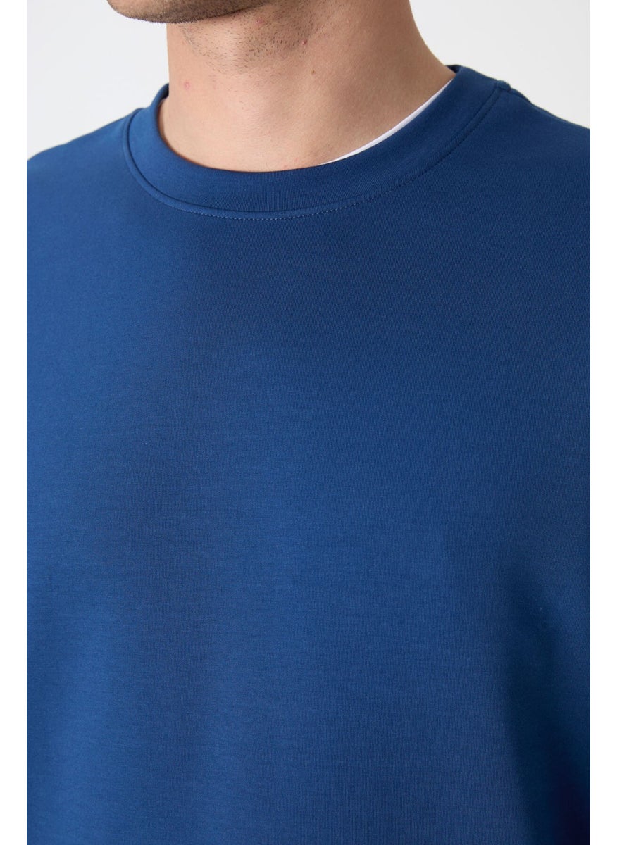 Tommy Life Parliament Basic O Neck Comfortable Form Men's Sweatshirt - 88053  - Image 3