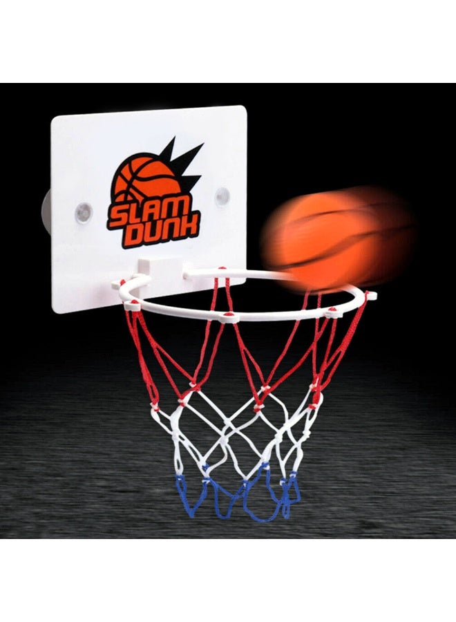 Indoor Mini Basketball Hoop Set Children's Toys Basketball Board Parent Child Sports Indoor Basketball for Door and Wall Mount with Complete Accessories Basketball Toy Gifts - Image 2