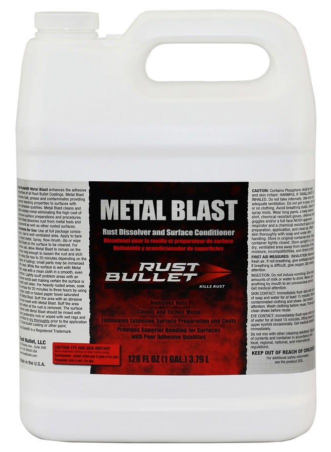 RUST BULLET Gallon - Metal Blast Dissolver, Treatment, Metal Cleaner and Conditioner - Image 1
