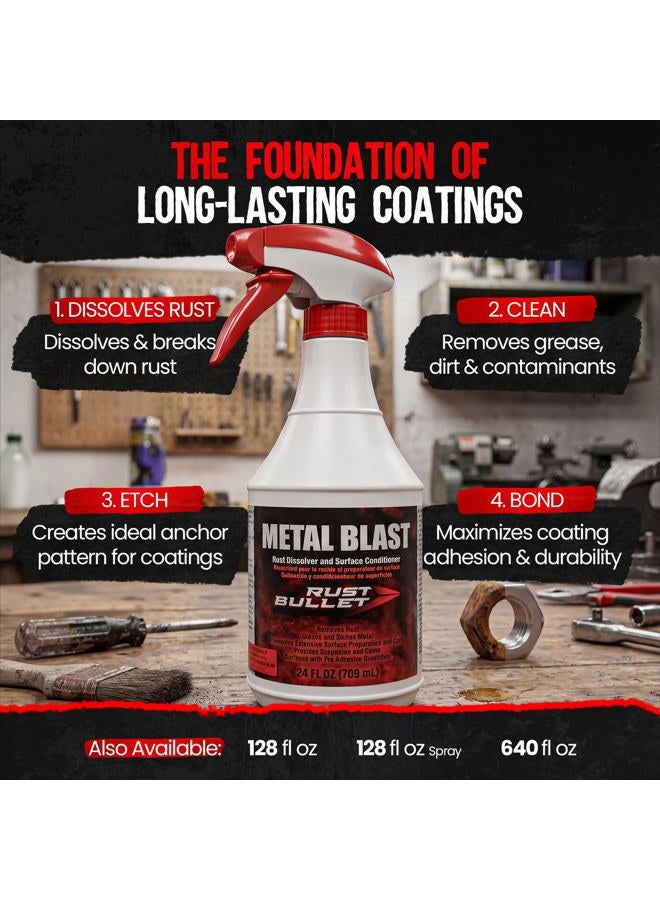 RUST BULLET Gallon - Metal Blast Dissolver, Treatment, Metal Cleaner and Conditioner - Image 5