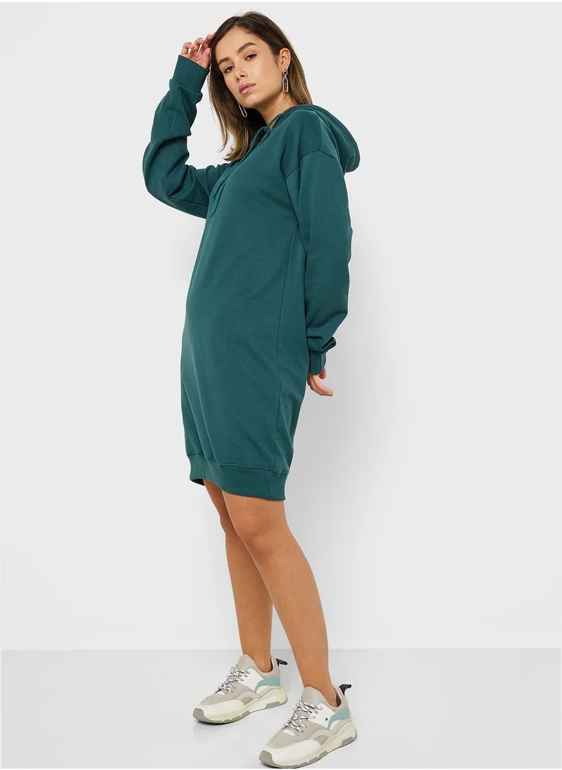 Ginger Basics Hooded Mini Dress