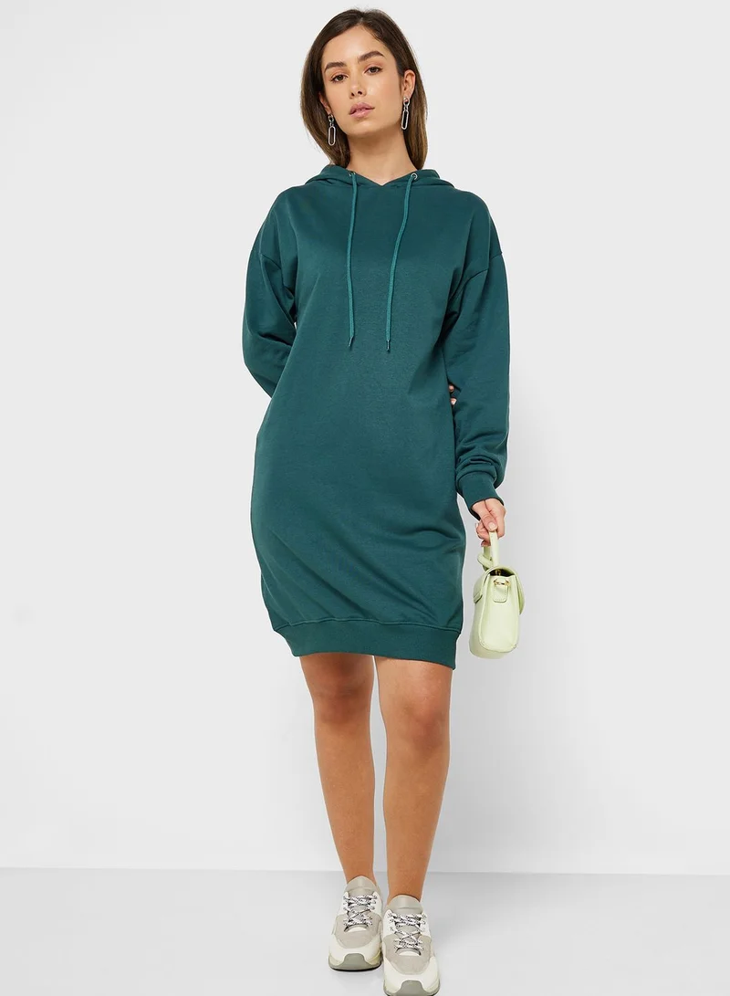 Ginger Basics Hooded Mini Dress