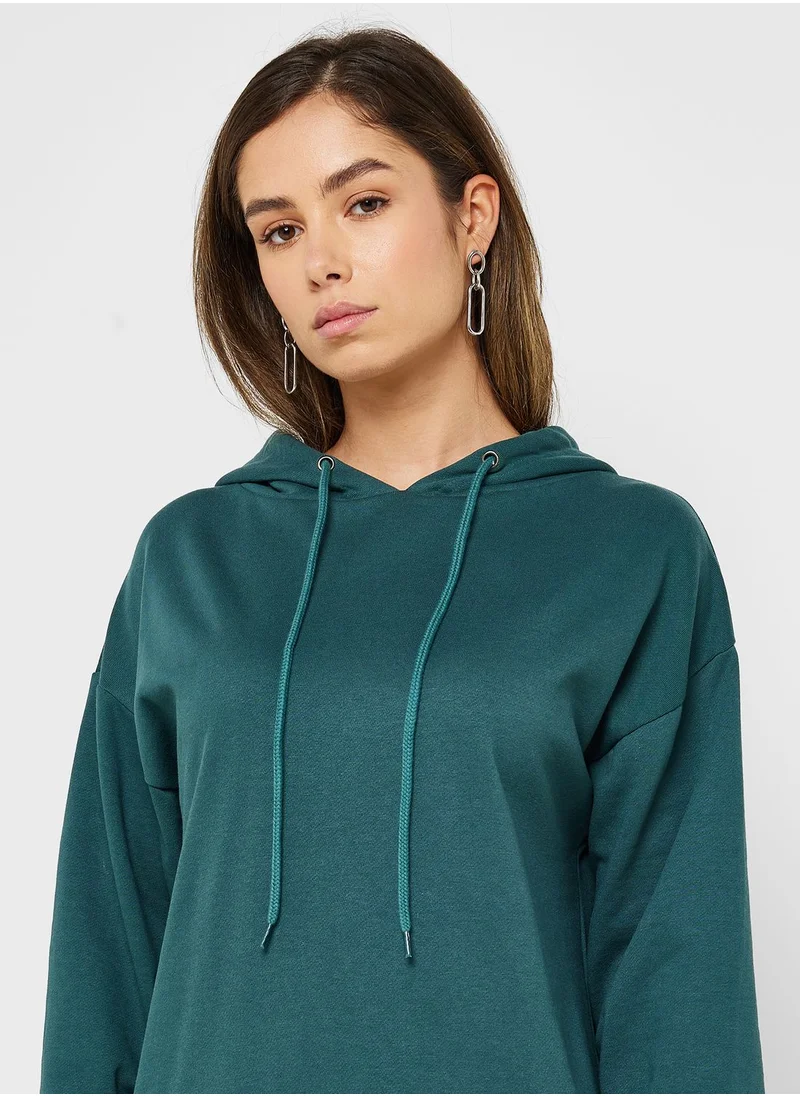 Ginger Basics Hooded Mini Dress