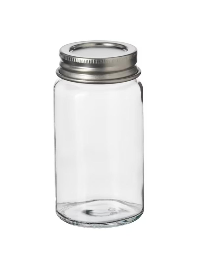 Graidient span Graidient span ikeaGULDFISK Spice jar clear glassstainless steel 6 cl 2 oz set of 2 