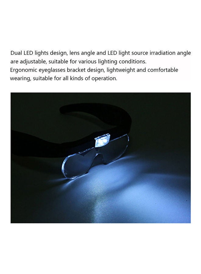 NIBEMINENT USB Rechargeable Magnifier Kit Black/Clear/White - Image 3