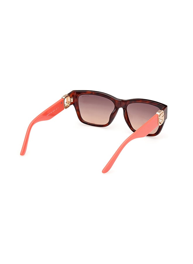 GUESS Women's UV Protection Rectangular Sunglasses - GU0010552F56 - Lens Size: 56 Mm - Image 5