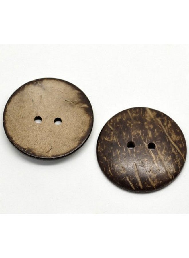 YAKA 100Pc New Thick Coconut Shell 2 Holes Button Craft/Sewing/Hot Products - Image 3