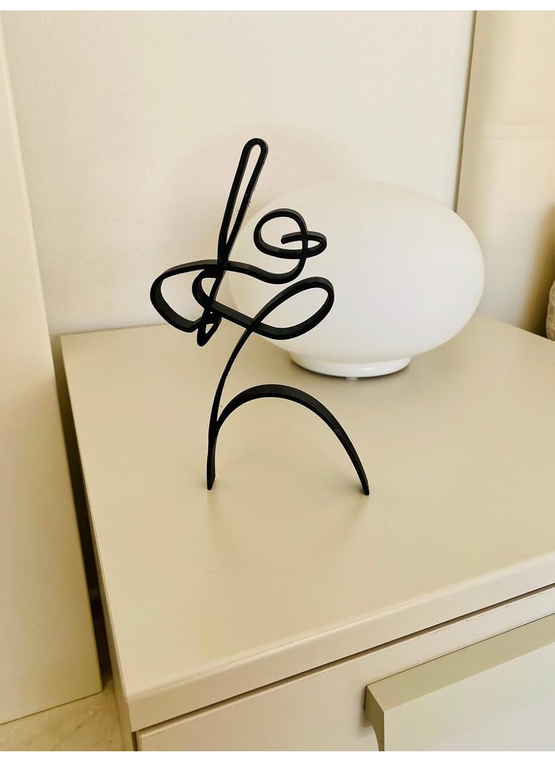EROTNGO EROTNGO Minimalist Baseball Tabletop Figure Sport Sculpture for Home Office Decor Ideal Gift or Housewarming Present  - Image 2