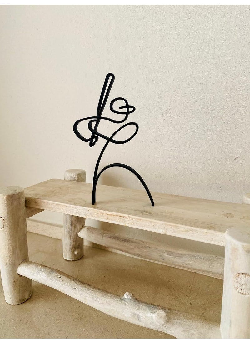EROTNGO EROTNGO Minimalist Baseball Tabletop Figure Sport Sculpture for Home Office Decor Ideal Gift or Housewarming Present  - Image 1