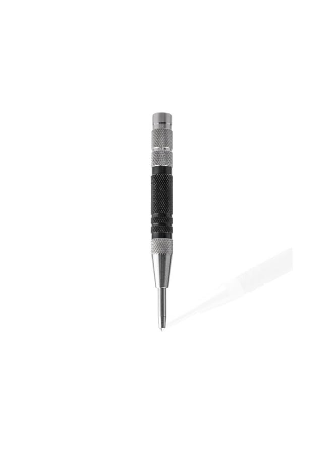 PROMASS Automatic Center Punch, 6 Inch Centre Hole Punch For Metal Spring Loaded Centre Hole Punch Hand Breaker Tool for Wood Plastic Glass Metal  - Image 1
