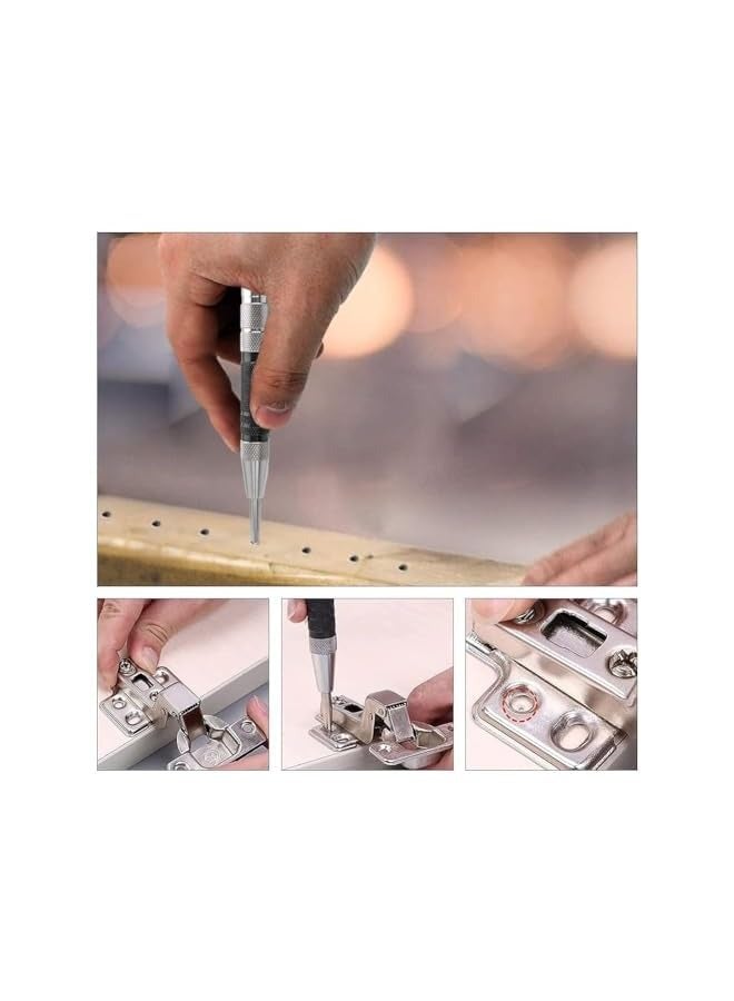 PROMASS Automatic Center Punch, 6 Inch Centre Hole Punch For Metal Spring Loaded Centre Hole Punch Hand Breaker Tool for Wood Plastic Glass Metal  - Image 5