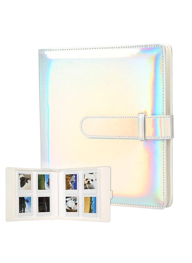 O Ozone ألبوم صور بولارويد 256 جيبًا لكاميرا Fujifilm Instax Mini 11 90 70 9 8+ 8 LiPlay الفورية، كاميرا Polaroid Snap SnapTouch PIC-300 Z2300 الفورية - فضي  - Image 1