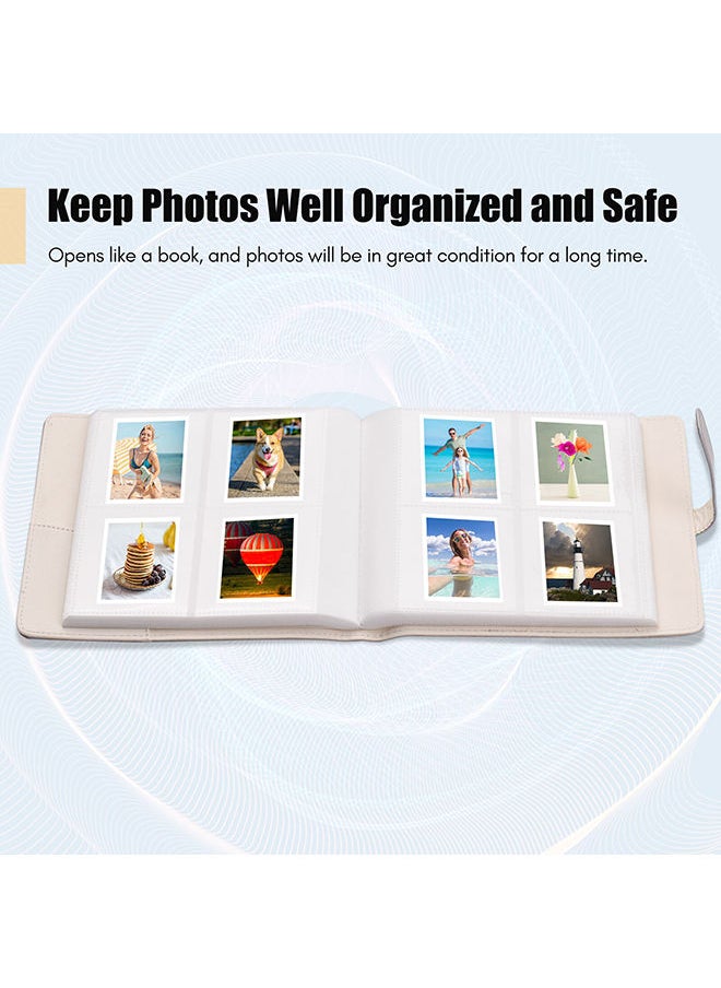 O Ozone ألبوم صور بولارويد 256 جيبًا لكاميرا Fujifilm Instax Mini 11 90 70 9 8+ 8 LiPlay الفورية، كاميرا Polaroid Snap SnapTouch PIC-300 Z2300 الفورية - فضي  - Image 5