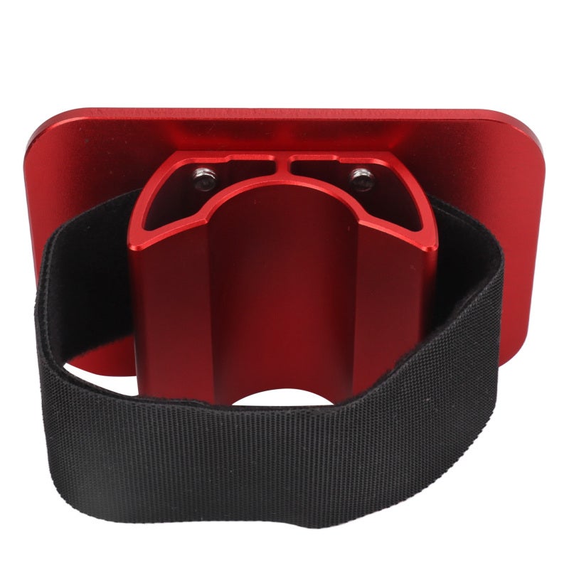 Car Roof Bike Bracket: Red Aluminum Alloy - Wear Resistant High Load Capacity Bike Transport Bracket for Car Coupe Hatchback SUV Truck Road Trip Camping Garage Storage - Image 1