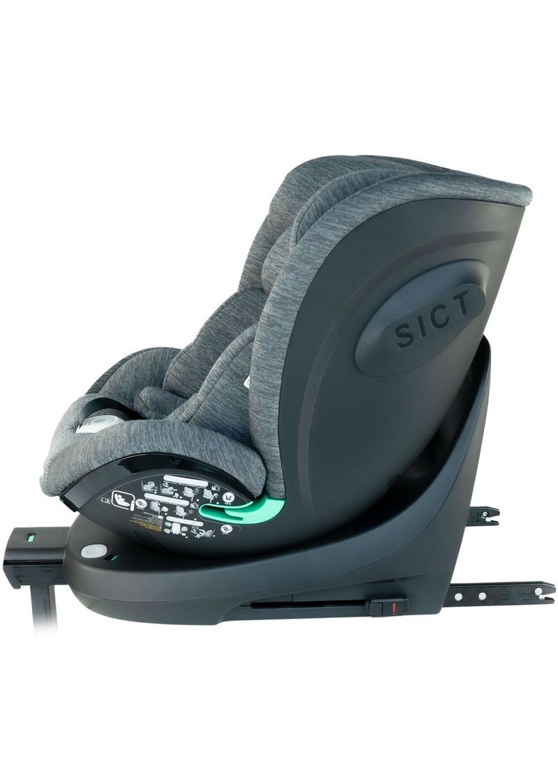 Bumble & Bird - Swyft ISOFIX Car Seat - Group 0+/1/2/3 - Grey - Image 3