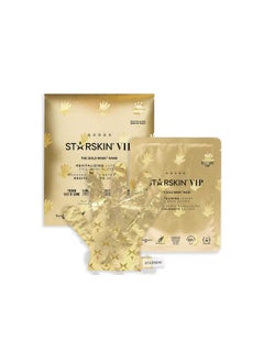 STARSKIN Revitalizing Hand Mask, Award Winning Moisturizing Gloves with Bulgarian Rose Oil & Shea Butter, Intense Hydration, Gold Mask Hand