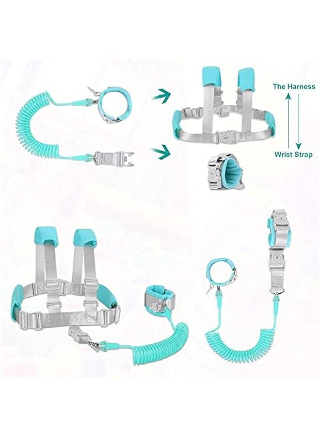 هوكور زمام مضاد للضياع للاطفال الصغار من تراسل مع حزام شنطة ظهر ووصلة معصم لسلامة الاطفال للحفاظ على عدائك قريبًا وآمنًا في المناسبات العامة - Image 3