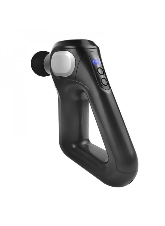 DENX 8-in-1 Deep Tissue Massage Gun – Portable Personal Device with 12 Speeds and 8 Interchangeable Heads for Muscle Pain Relief, featuring Biometric Breathing Mode, Vibration, and Heating Attachments - Image 3